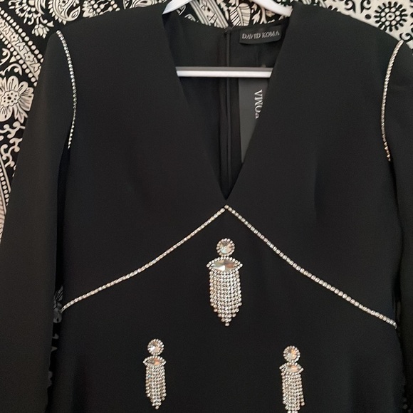 đź’—EXQUISITEđź’—DAVID KOMA HANGING CRYSTAL EMBELLISHED MOTIF MINI SAKS FIFTH AVENUE - Picture 8 of 17